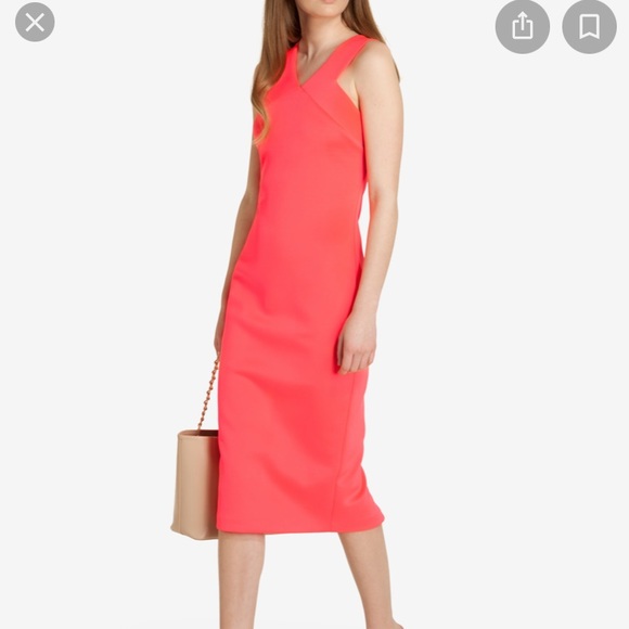 NWT Ted Baker Cross Back Dress - Picture 2 of 8